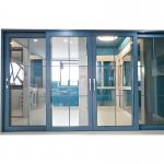  Aluminum Grills Exterior 4 Panels Double Glazed Sliding Doors For Balcony for sale