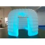 Portable 1 Door White Inflatable Photo Booth / Trade Show Booth For Event for sale