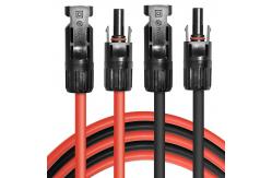 China 5ft 10 Awg 6mm2 Solar Panel Extension Cable Pntech supplier