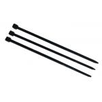 Black Nylon Cable Ties 150mm Length For Big Size Wire Harness Cable for sale
