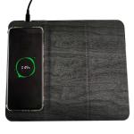 Pu Leather Mobile Phone Wireless Charging Mouse Pad Super Thin Folding