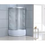 Bathroom White Quadrant Shower Enclosure Aluminum Frame for sale