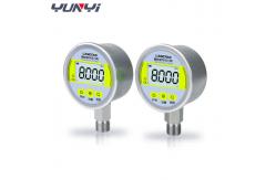 China 80mm Mini Hydraulic Digital Manometer Natural Gas Pressure Gauge supplier