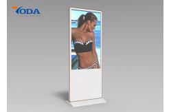 China Durable Floor Standing LCD Advertising Display 380Cd / M2 Brightness supplier