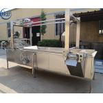 Automatic Puffed Snacks Continuous Fryer Machine , Potato Chips Frying Machine