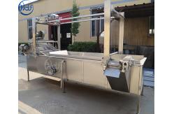 China Automatic Puffed Snacks Continuous Fryer Machine , Potato Chips Frying Machine supplier