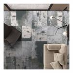 Graphic Pattern Nylon Fiber Printed Carpet Tiles With PVC Backing for sale
