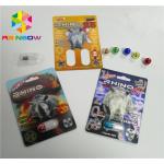 PP 3D Printing Plastic Blister Card Packaging Normal Size For Rhino 69 Pills for sale