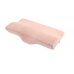 Butterfly Slow Rebound Memory Foam Pillow Contour Neck Support In Pink Color for sale