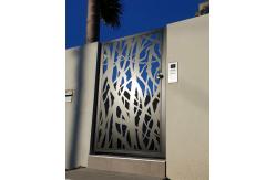 China ODM Aluminum Folding Security Gates Exterior Aluminium Gate Profile Lightweight supplier