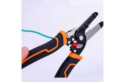 China 132g Alloy Steel Wire Strippers Wire Soft Handle Cutting And Stripping Wire supplier