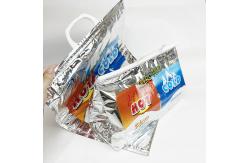 China Plastic Silver Custom Disposable Hot Cold Thermal Bag For Frozen Food supplier