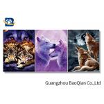 Wolf 3D Animals Images , 3D Animated Pictures Stereograph Printing PVC/MDP Frame for sale