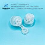 Transparent Color Flip Top Cap Food Used Flip Top Cap Flip Top Bottle Lids for sale