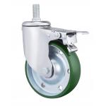 Industrial Steel Caster Wheels Heavy Duty Polyurethane Casters Shock Absorbing