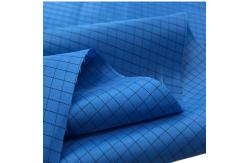 China Cleanroom Lint Free Polyester ESD Safety Anti Static Fabric For Lab Clothing supplier