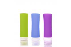 China Portable Silicone Cosmetic Container Travel Size Bottles , 80ml supplier
