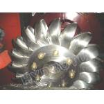 Stainless Steel Hydro Pelton Turbine runner for high Water Head Hydropower Station for sale