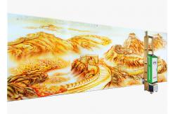 China Canvas Art 3d Mural Vertical Wall Printer Robot Auto Blank Skip supplier