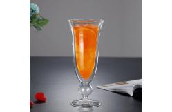 China Custom 200ml Double Wall Insulated Borosilicate Glass Cup supplier