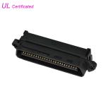 90 Degree 50 Pin IDC Male Champ Connector with Phosphor Bronze Pin Material for sale