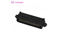 China IDC Male Connector RJ21 Centronic Ribbon Cable Connector With Cable Clip supplier