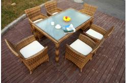 China 7pcs rattan sofa sets supplier