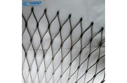 China Construction Diamond Decorative Woven Wire Mesh supplier