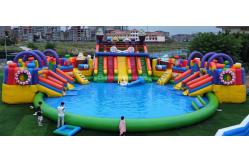 China Create an 100x130m Unforgettable Experience with Our Inflatable Water Park supplier