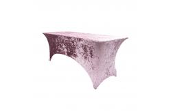 China The Rectangle washable and adjustable shiny Elastic golden velvet lash bedspread supplier