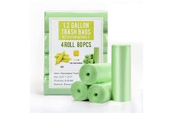 China 100% Compostable Bin Liners Bags 50mic EN13432 Certified supplier