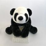 Custom Cute Soft Stuffed Panda Cotton Plush Animal Toys  ODM OEM for sale