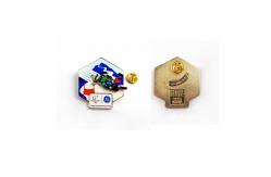 China UV Printing  Spinning Pin Badge with Polished Finish Expert Craftsmanship and Customizable Design supplier