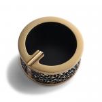 Fashion SGS 90*135mm Antique Metal Pocket Ashtray Grey Color for sale