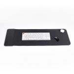 Christmas Gift Qi Wireless Charger Desk Mat , Wireless Charging Gaming Mouse Pad for sale
