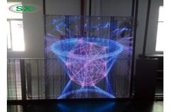 China Ultra HD Energy Saving Hanging Transparent LED Screen Iron Cabinet IP65 P10 supplier