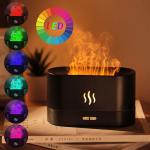 Newest Hot Sell Luftbefeuchter 180Ml Colorful Aroma RGB Led Diffuser 3d Flame Humidifier Ultrasonic Oil Flame Aroma Diffuser for sale