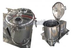 China Automatic CBD Oil Centrifuge With Jacket For Bitanical Oil Soak And Spin supplier