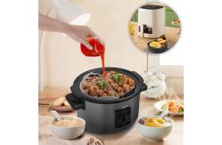 China 6 Quart Oval Silicone Slow Cooker Liners Reusable Divider Insert For Crockpot supplier