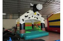 China Inflatable cow bouncy digital painting inflatable cow jumping house PVC inflatable bouncy house supplier