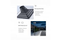 China LED Solar Garden Light Pole Posts Lamps OEM Solar Pillar Street Light supplier