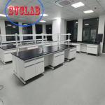 Steel Wood  Chemistry Lab Workbench Lab Casework Hong Kong with Epoxy Resin Worktop for sale