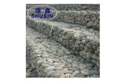 China River Bank Protection Twisted Wire Gabion Baskets 1m X 1m X 1m Galvanized supplier