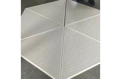 China Fashion Soundproof Triangular Clip In Ceiling Perfect Shape 1.1mm Thickness supplier