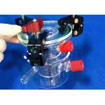 Polishing Double Deck Clear Fused Silica Tube With Side Tube for sale