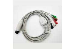 China IEC 3m AHA GE ECG Cables And Leadwires With Snap supplier