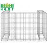 Iso Galvanized 2mx1mx1m Gabion Wire Mesh Stone Cage Baskets for sale