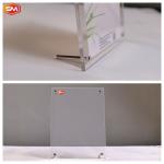 A5 A6 Acrylic Photo Frame Stand Plexiglass Artwork Poster Display Metal Screw Crystal for sale