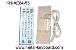 China Ruggedized 55 Keys Industrial Metal Keyboard , Metal Computer Keyboard supplier