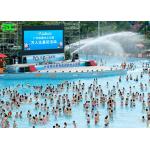 P10mm RGB Outdoor LED Display  with IP65 Waterproof on water pool IP65